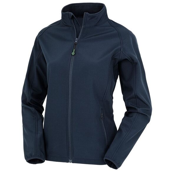 Result Genuine Recycled Womens/Ladies Softshell Printable Jacket / Navy